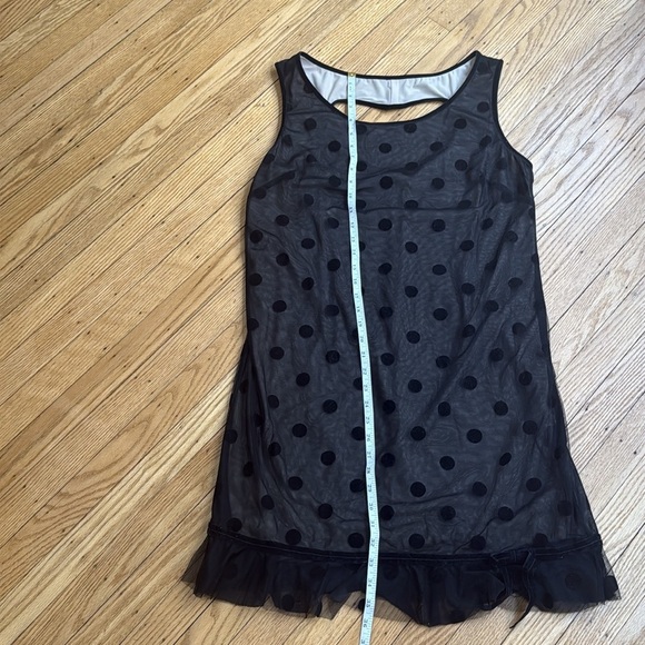 BETSEY JOHNSON Elegant Black Polka Dot Dress size 14 - Picture 2 of 7